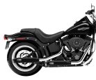 Verstellbare Auspuff Softail schwarz Bj.99-06