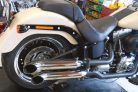 Verstellbarer Auspuff Softail poliert Typ C