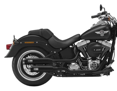 By Kern verstellbare Auspuff Softail schwarz Typ B