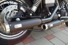 By Kern verstellbare Auspuff Softail schwarz Typ B_2