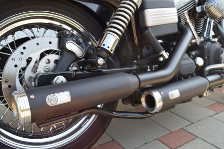 Hohmann adjustable exhaust  Sportster1200; Year built from 2014; presented byKern